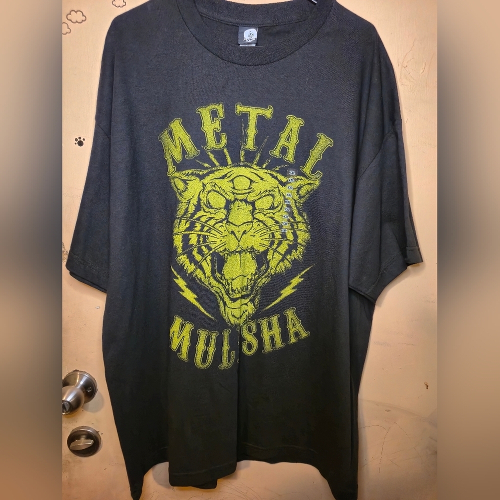 Metal‎ Mulisha Black Tee with Yellow Graphic XXL